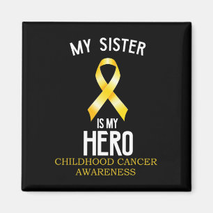 Imán Conciencia sobre el cáncer infantil Mi hermana es 