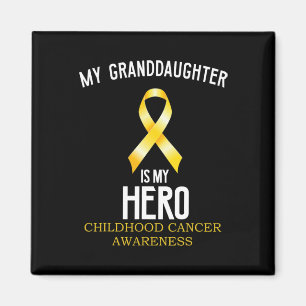 Imán Conciencia sobre el cáncer infantil Mi nieta es mi