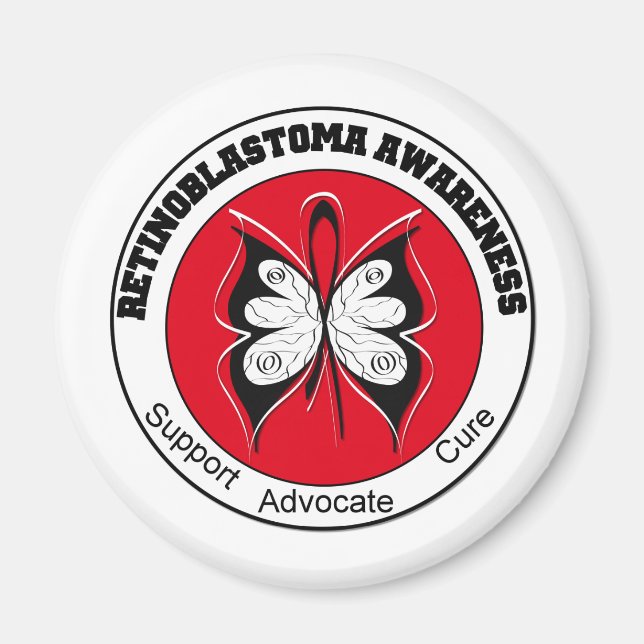 Imán Conciencia sobre el retinoblastoma (Frente)