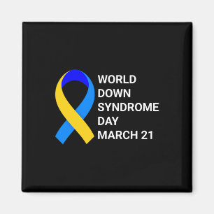 Imán Conciencia sobre el síndrome de Down - Día Mundial