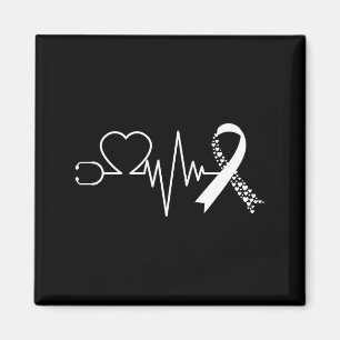 Imán Conciencia sobre enfermedades del corazón Ve rojo