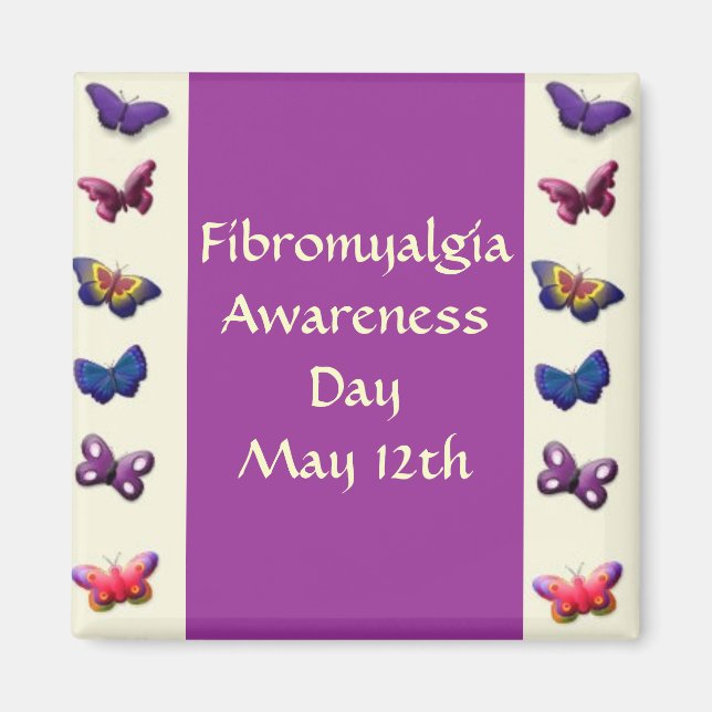 Imán Conciencia sobre Fibromialgia... (Frente)