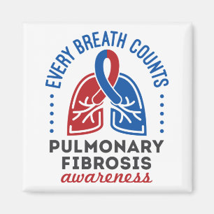 Imán Conciencia sobre Fibrosis Pulmonar Cada Respiració