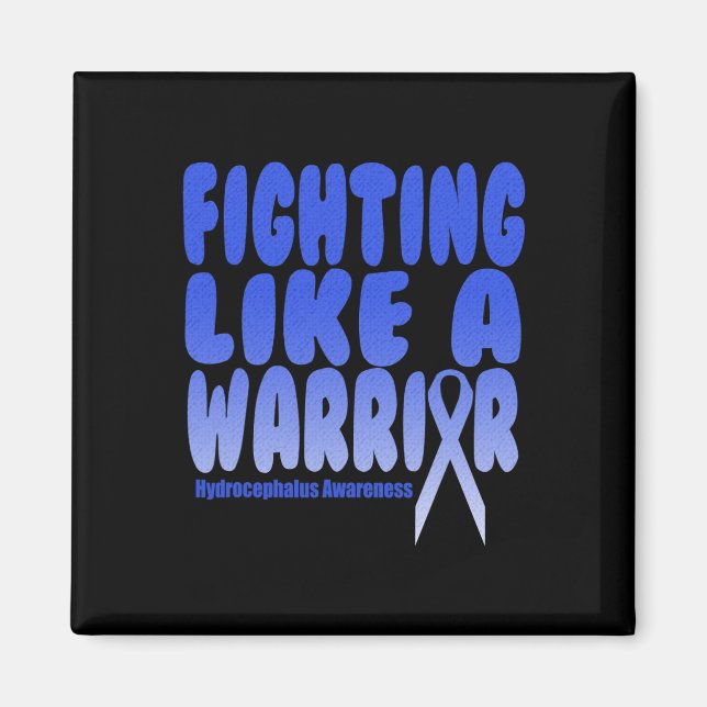 Imán Conciencia sobre Flamingo Hydrocephalus (Frente)