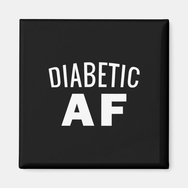 Imán Conciencia sobre la diabetes - Diabetic AF Insulin (Frente)