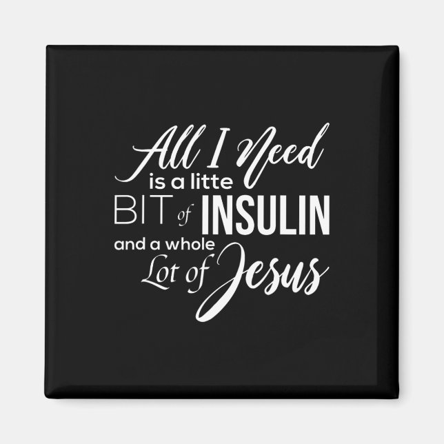 Imán Conciencia sobre la diabetes Regalos diabéticos In (Frente)