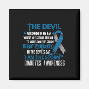 Imán Conciencia sobre la diabetes Soy la tormenta Diabl