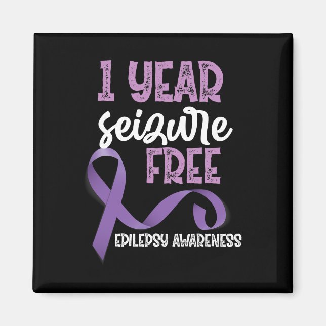 Imán Conciencia sobre la epilepsia 1 año Convulsión de  (Frente)