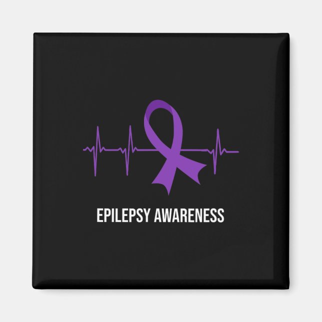 Imán Conciencia sobre la epilepsia del diseño del ECG H (Frente)