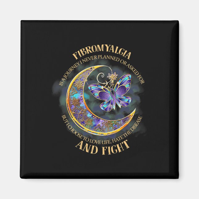 Imán - Conciencia sobre la fibromialgia 35 (Frente)