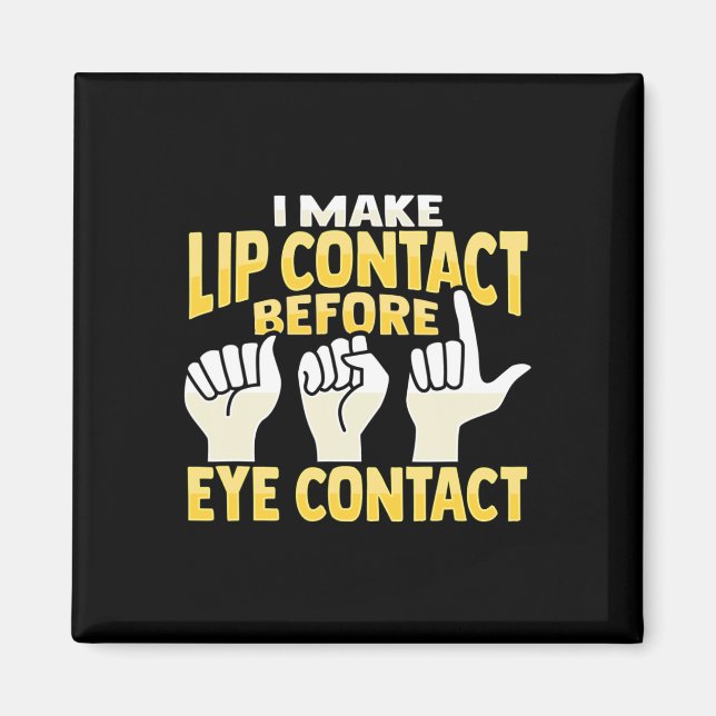 Imán Conciencia sobre la pérdida de audición sorda de g (Frente)