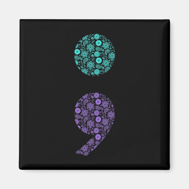 Imán Conciencia sobre la prevención del suicidio (Frente)