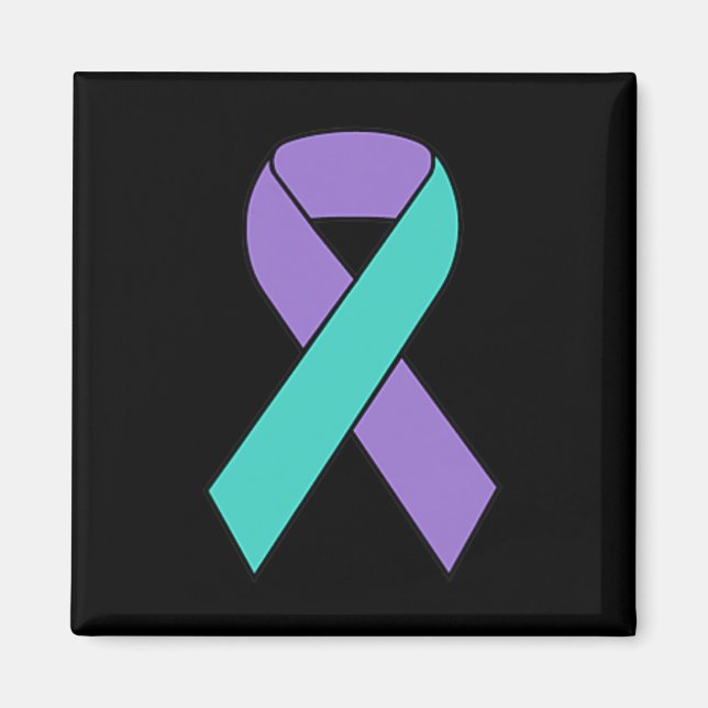 Imán Conciencia sobre la prevención del suicidio Cinta  (Frente)