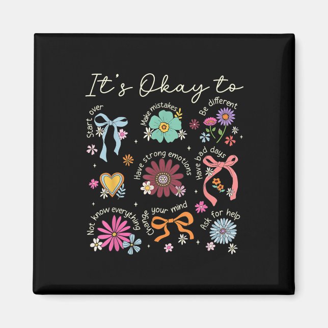 Imán Conciencia sobre la salud mental Amabilidad de la  (Frente)