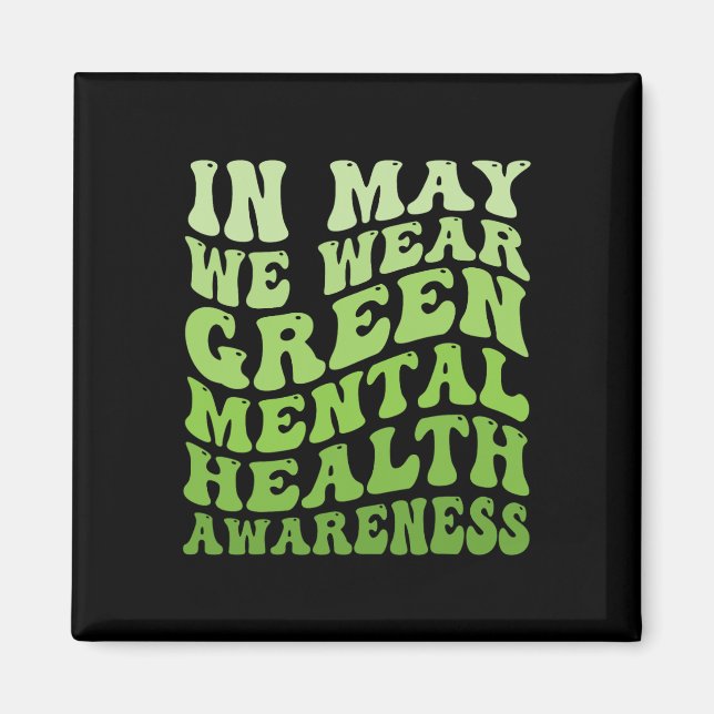 Imán Conciencia Sobre La Salud Mental En Mayo Usamos Me (Frente)