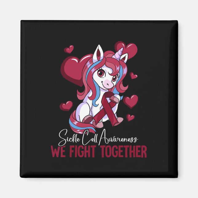 Imán Conciencia sobre las células falciformes y#; (Frente)