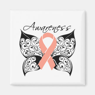 Imán Conciencia sobre las mariposas tatuadas - Cáncer u