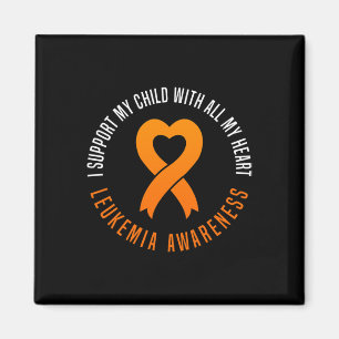 Imán Conciencia sobre leucemia Apoyo a mi hijo con todo