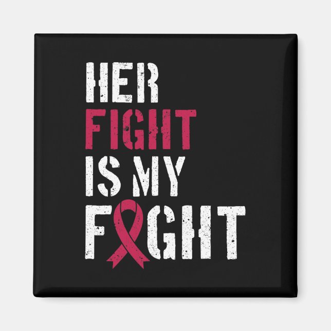 Imán Conciencia sobre leucemia Su Lucha Es Mi Apoyo De  (Frente)