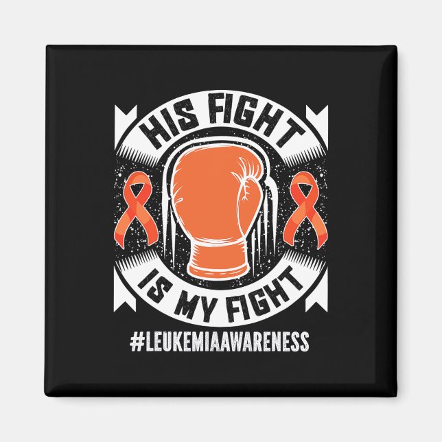 Imán Conciencia sobre leucemia Su Lucha Es Mi Lucha (Frente)