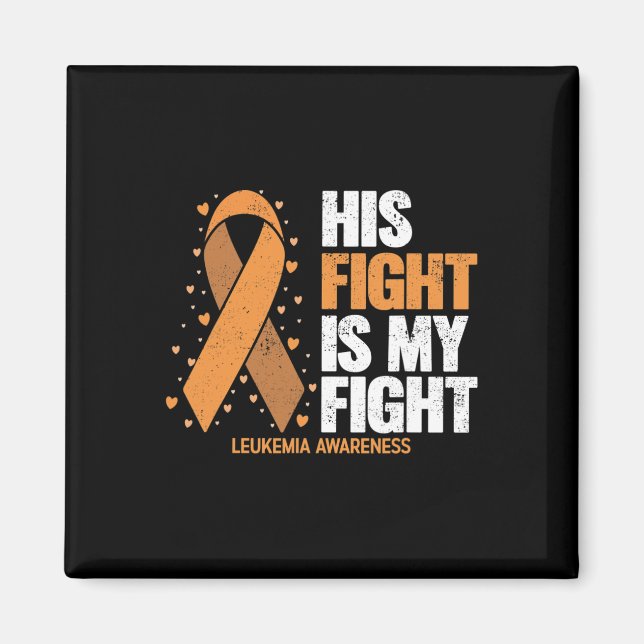 Imán Conciencia Su Lucha Es Mi Leucemia De Lucha (Frente)