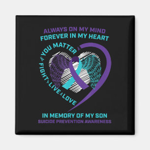 Imán Conciencia suicida en memoria de mi hijo, tú impor