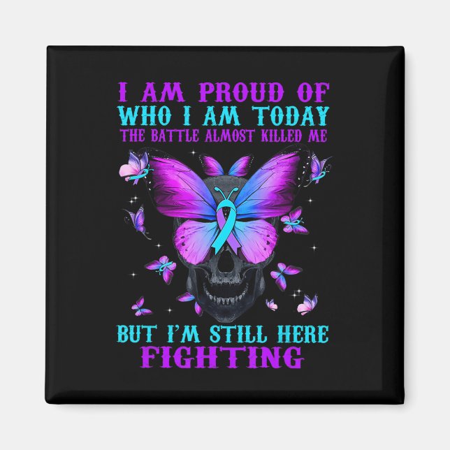 Imán Conciencia suicida Estoy Orgulloso De Quién Soy Ho (Frente)