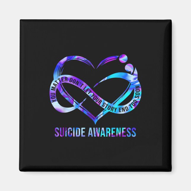 Imán Conciencia suicida, no dejas que tu historia termi (Frente)