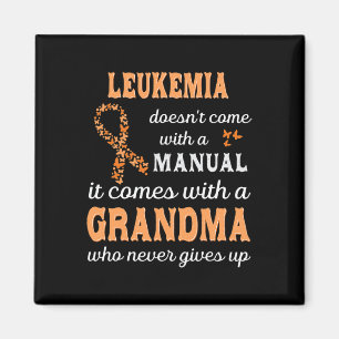 Imán Concienciación Abuela Apoyo Guerrero de Leukemia