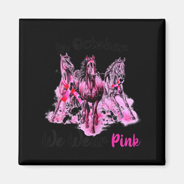 Imán Concienciación De Las Mujeres En Octubre Usamos Pa (Frente)