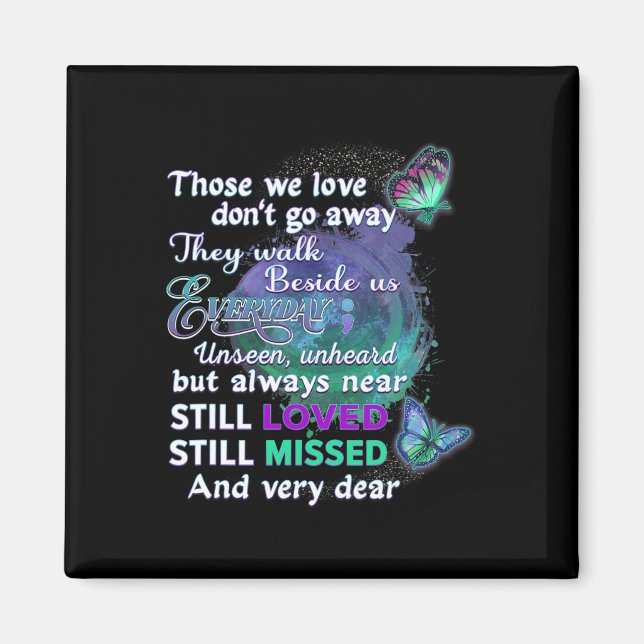 Imán Concienciación Las mujeres que amamos no se alejan (Frente)