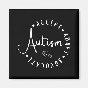 Imán Concienciación sobre autismo aceptar la comprensió