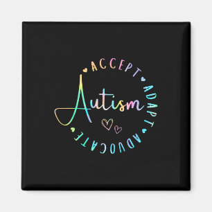 Imán Concienciación sobre autismo aceptar la comprensió