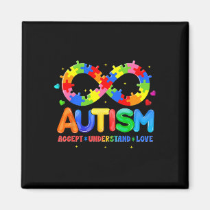 Imán Concienciación sobre el autismo aceptar entender e