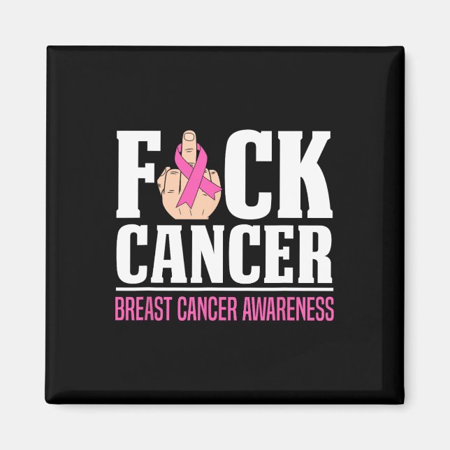 Imán Concienciación sobre el cáncer de mama (Frente)