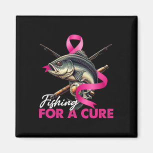 Imán Concienciación Sobre El Cáncer De Mama En La Pesca