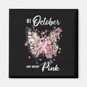 Imán Concienciación Sobre El Cáncer De Mama En Octubre 