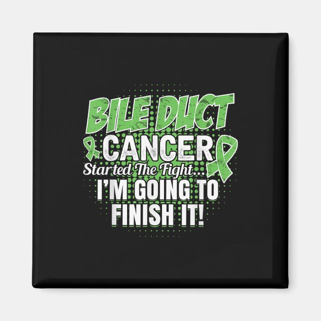 Imán Concienciación sobre el cáncer de piel biliar term (Frente)