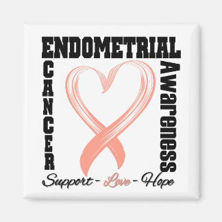 Imán Concienciación sobre el cáncer endometrial Cepa Ci