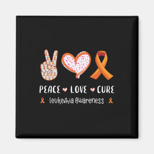 Imán Concienciación sobre la leucemia por amor de paz h