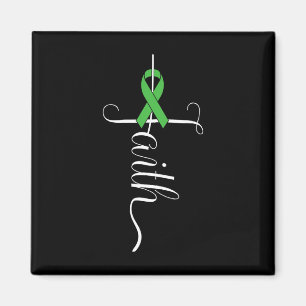 Imán Concienciación sobre la salud mental Cinta verde 1