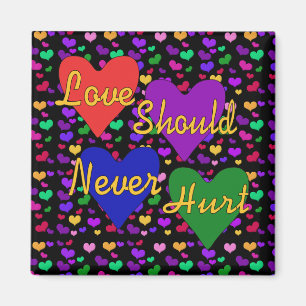 Imán Concienciación sobre la violencia doméstica