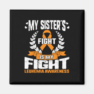 Imán Concienciación sobre leucemia La lucha de mi herma