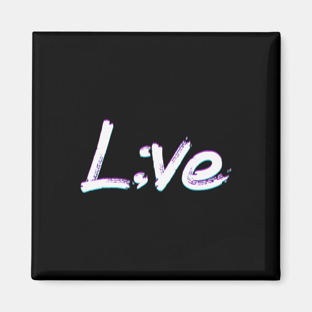 Imán Concienciación sobre prevención del suicidio en di (Frente)