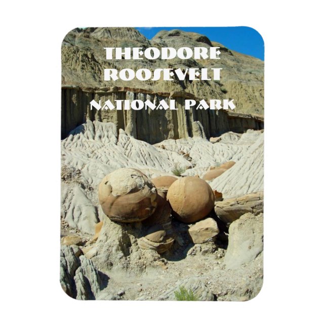 Imán Concreciones de Cannonball, Theodore Roosevelt NP (Vertical)
