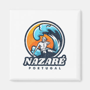 Imán Concurso de Surf de Nazare Portugal Vintage Surf S