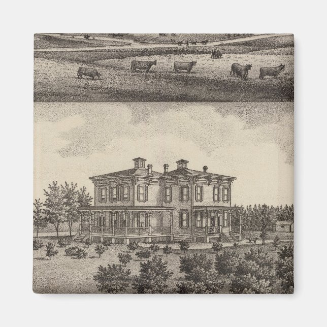 Imán Condado de Allen, Kansas (Frente)