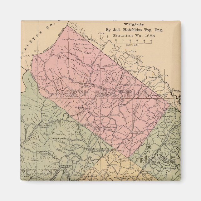 Imán Condado de Augusta, Virginia 2 (Frente)
