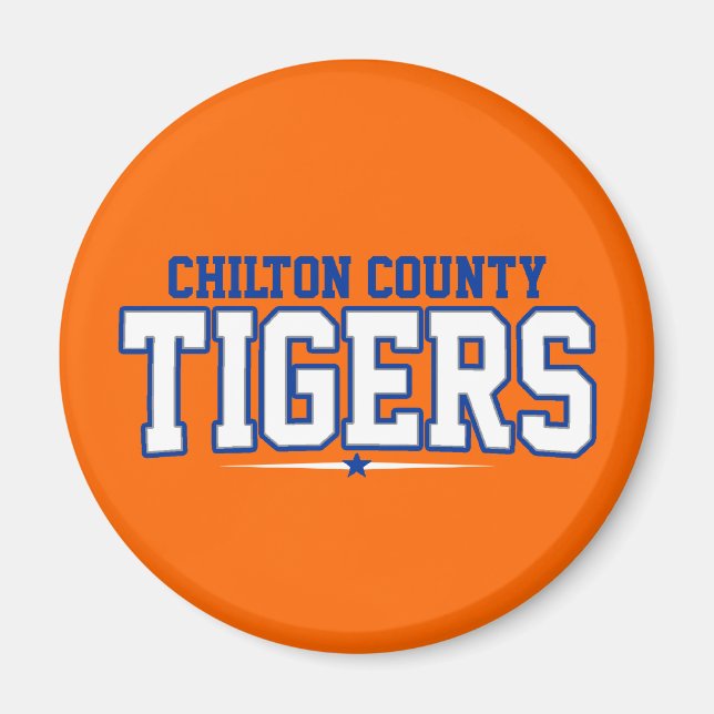 Imán Condado de Chilton; Tigers (Frente)