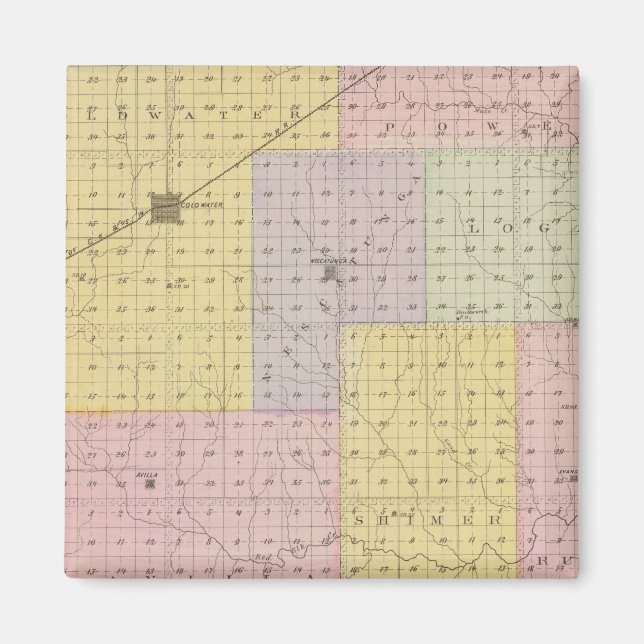 Imán Condado de Comanche, Kansas (Frente)